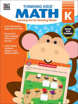 cover image of Thinking Kids' Math, Grade K